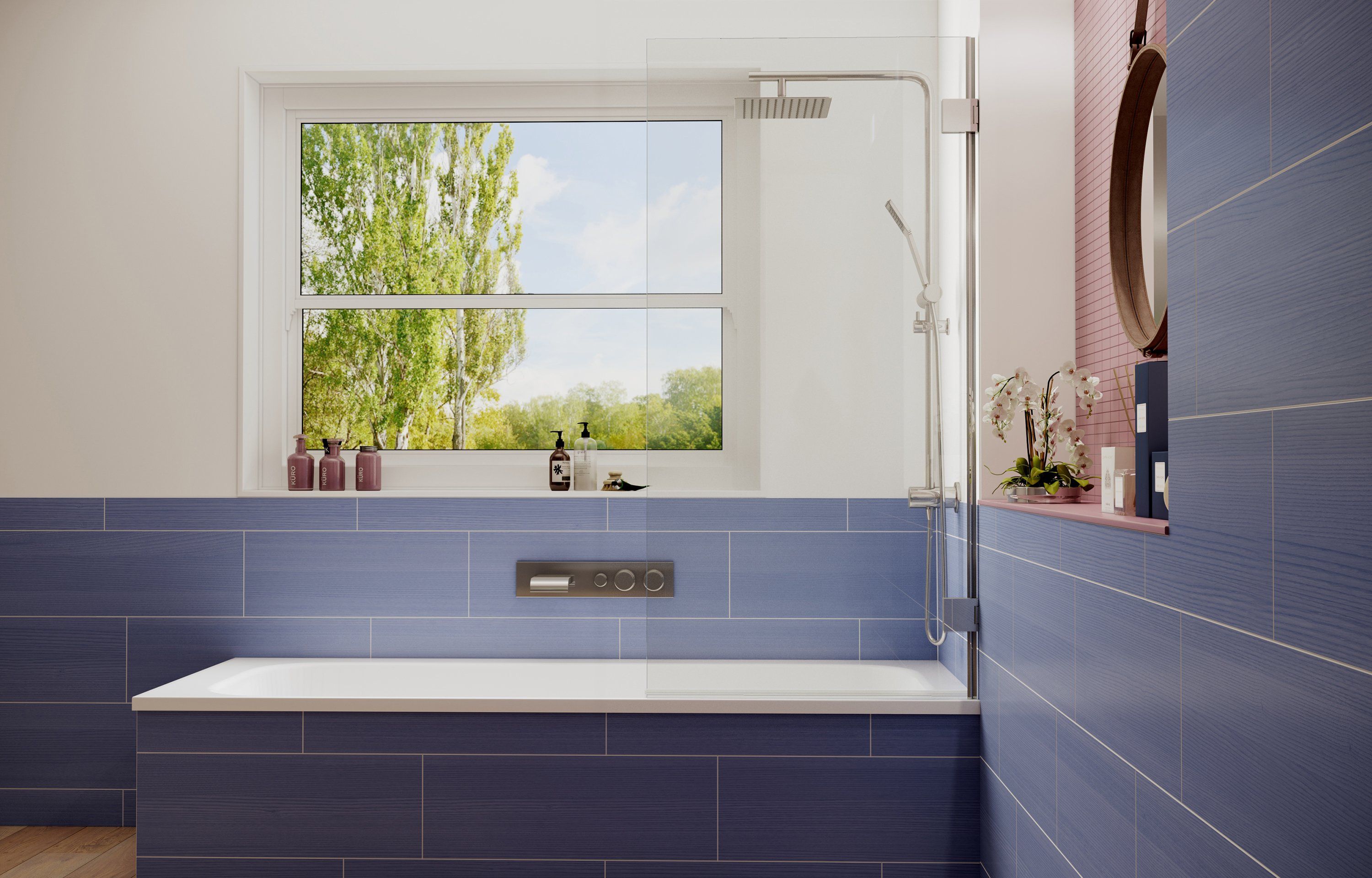 Шторка для ванны Ambassador Bath Screens 16041101 (700x1400), 1 место