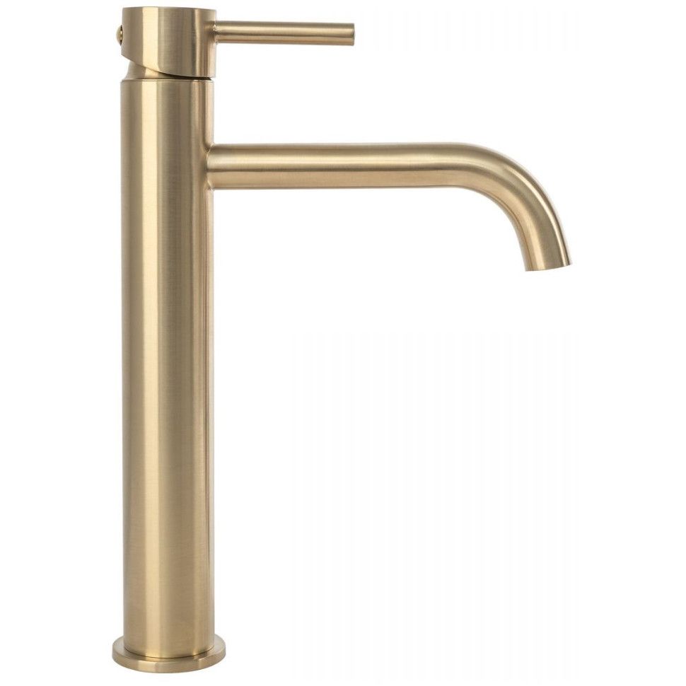 Смеситель для раковины высокий REA LUNGO Gold mat