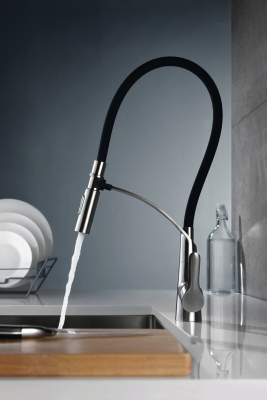 Смеситель для кухни сатин Belbagno BB-LAM36-IN