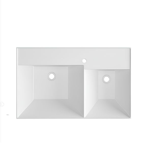 Раковина Double SIUSI (805х500х180) двойная накладная Ceruttispa