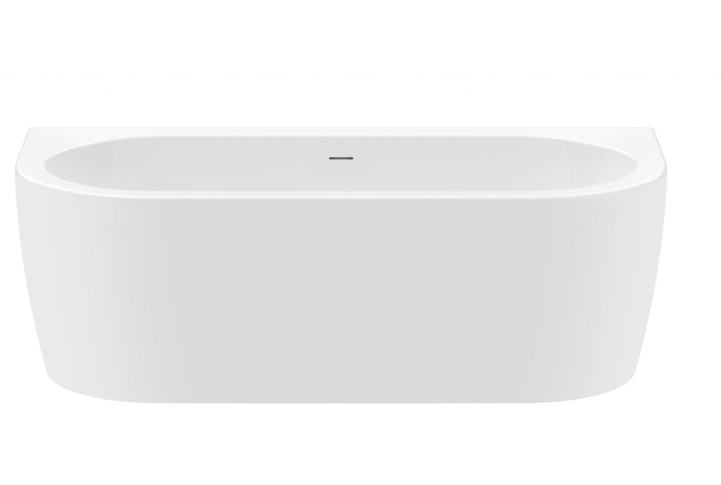 Акриловая ванна пристенная, CEZARES SLIM WALL-180-80-44-W37