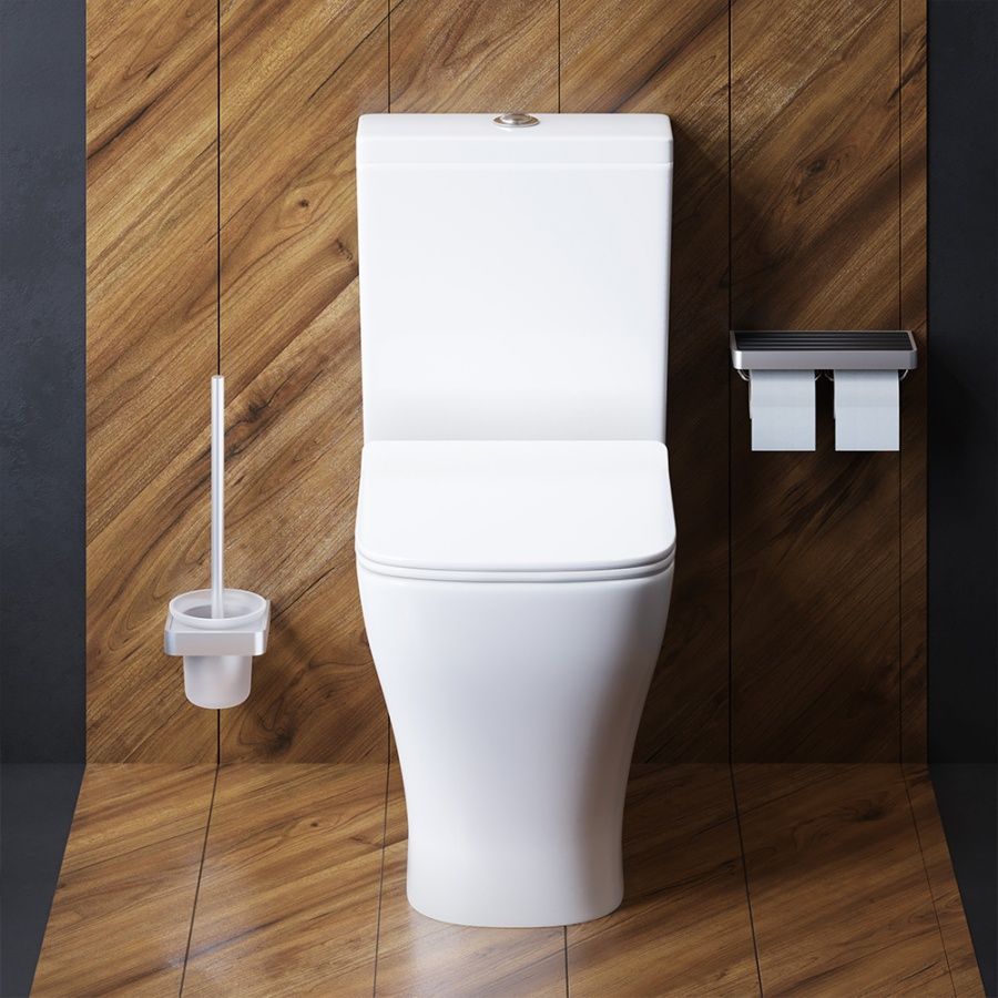 DX78C8600SC Titan Напольный унитаз безободковый с сиденьем микролифт