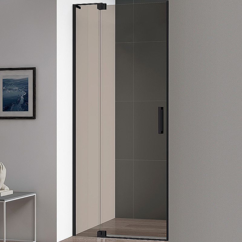 Душевая дверь в нишу Cezares SLIDER-B-1-70/80-BR-NERO черный