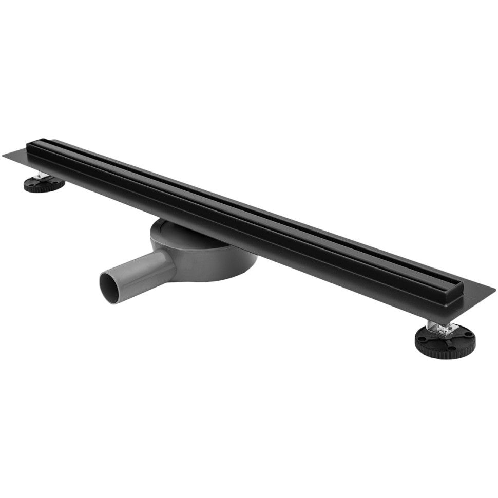 Трап для душа с сухим и гидро затвором NEO SLIM PRO 800 Black Чёрный матовый 80см