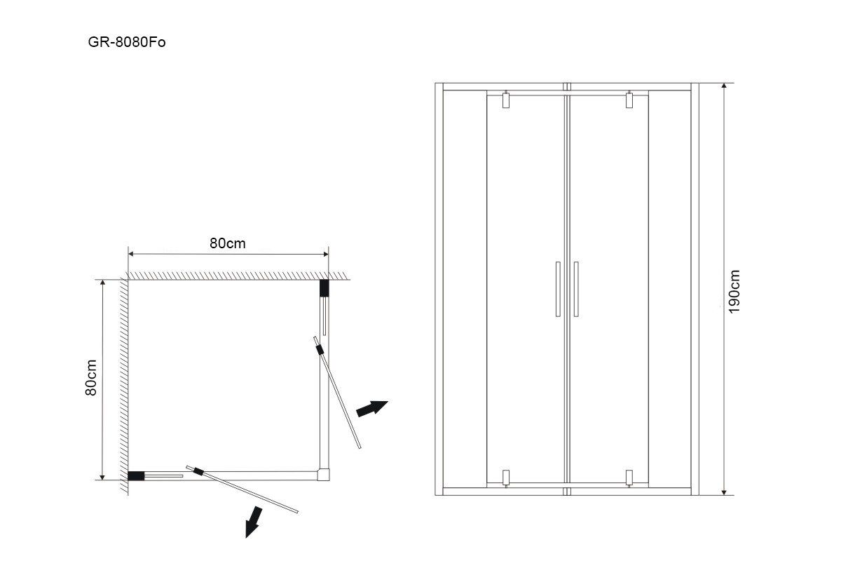 Поддон 120*90*15 прямоугольник правый для GR-1120R