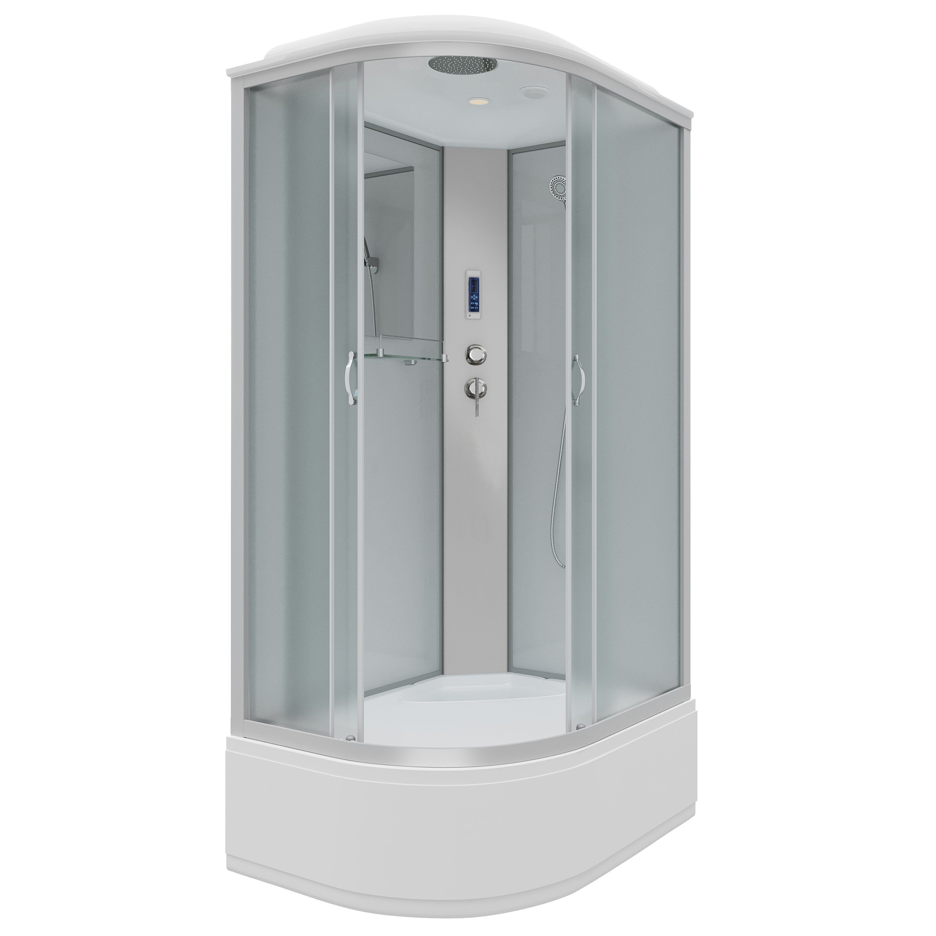 Душ.каб. NG-2310-14RP (1200х800х2150) высокий поддон(40см) стекло МАТОВОЕ 4 места