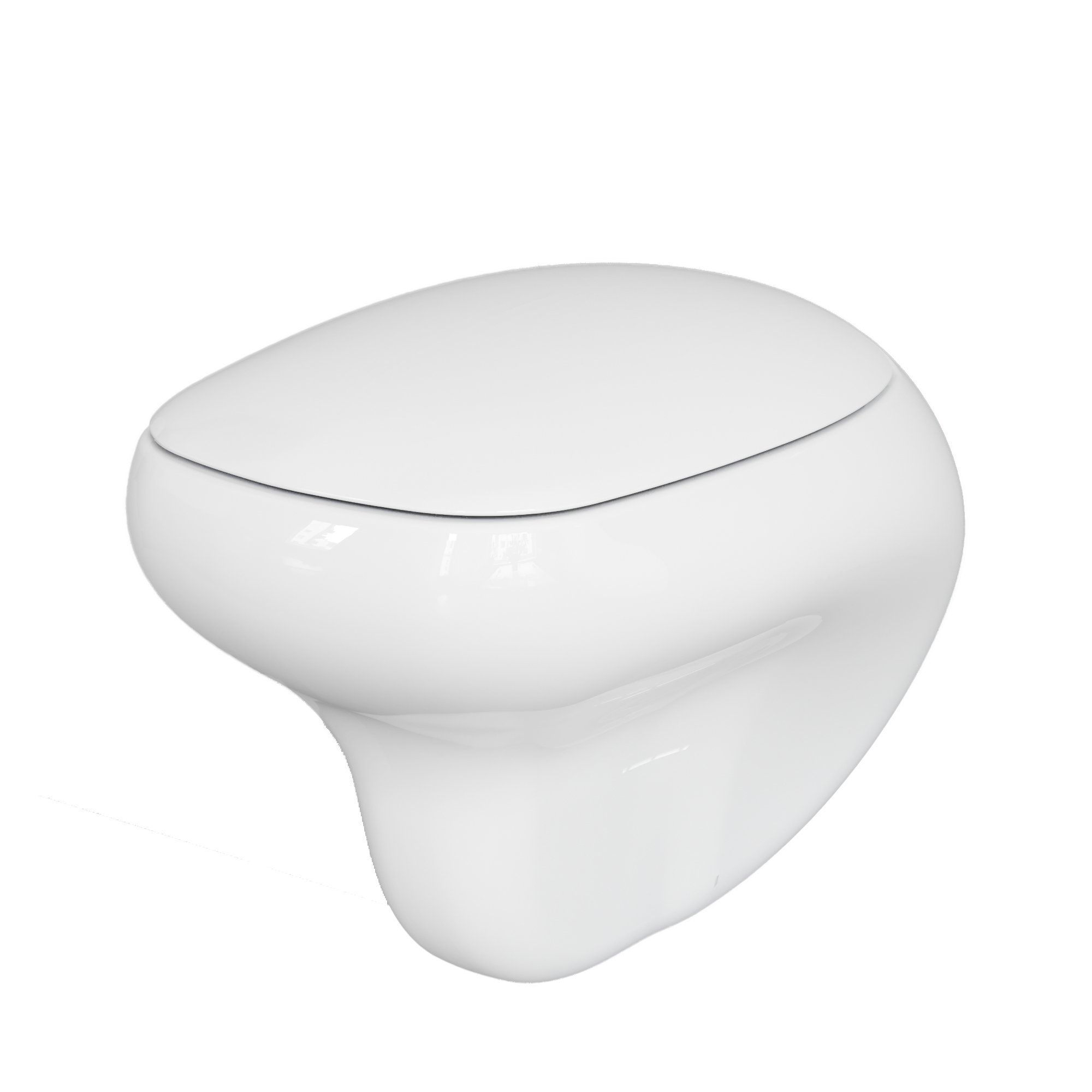 Унитаз Diamond 123T20001R (530*405*375) БЕЛЫЙ подвесной БЕЗОБОДКОВЫЙ, 1 место