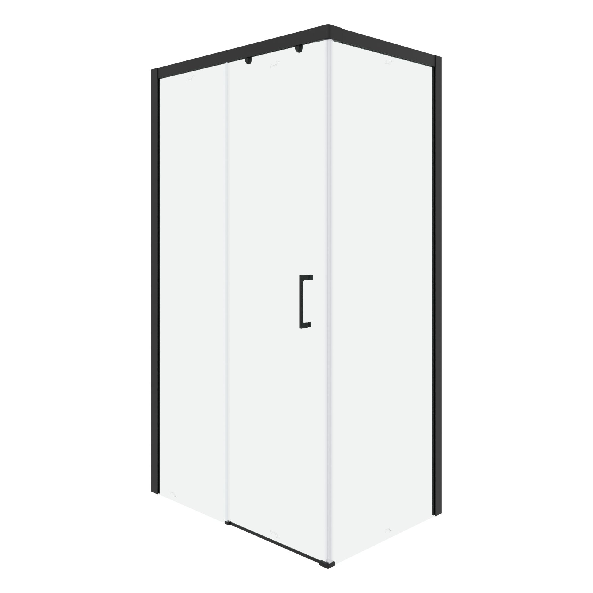 Стеклянное Ограждение VITO110B-L душевое Ceruttispa без поддона (80x110x195)