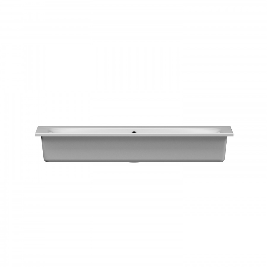 M70AWCC1002WG Spirit V2.0, Раковина мебельная, керамическая, 100 см, встроенная, цвет: белый, глянец