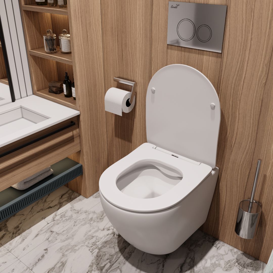 Унитаз TICINO Aria MW подвесной безободковый Ceruttispa CT8917
