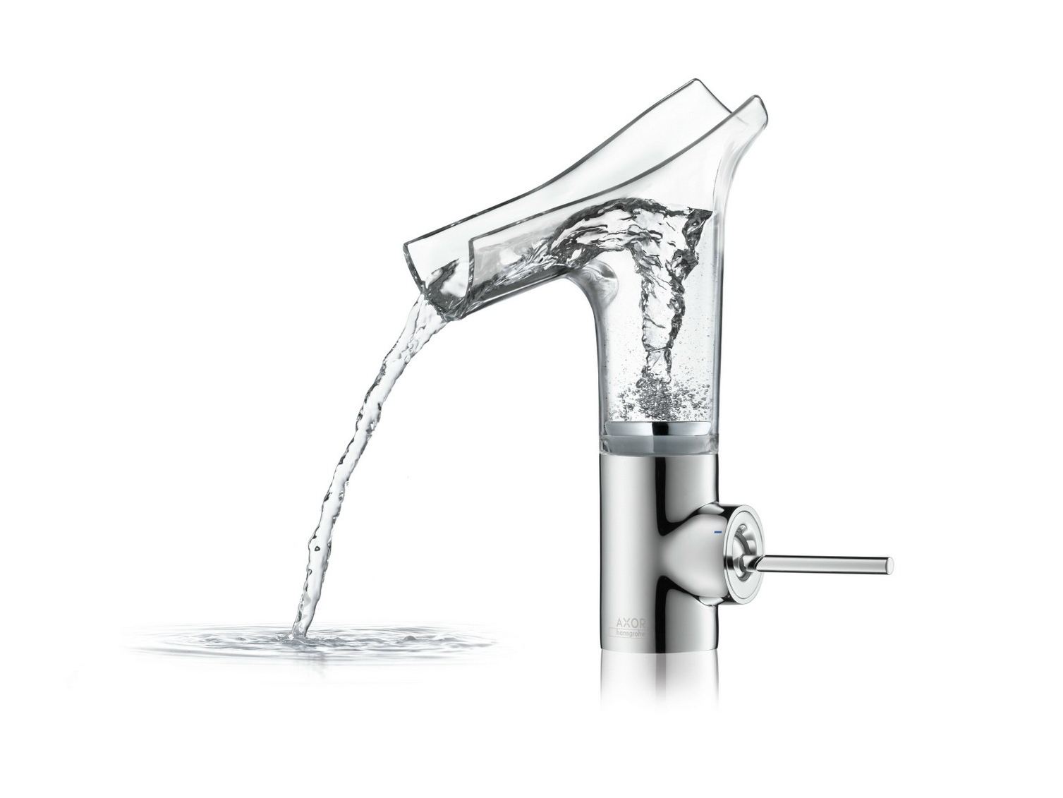 Уникальный смеситель Axor Starck V от компании Hansgrohe