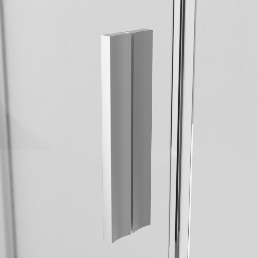 W90G-405-090MT Душевое ограждение Gem 5-corner Pivot 90x90 стекло прозрачное, профиль матовый хром,