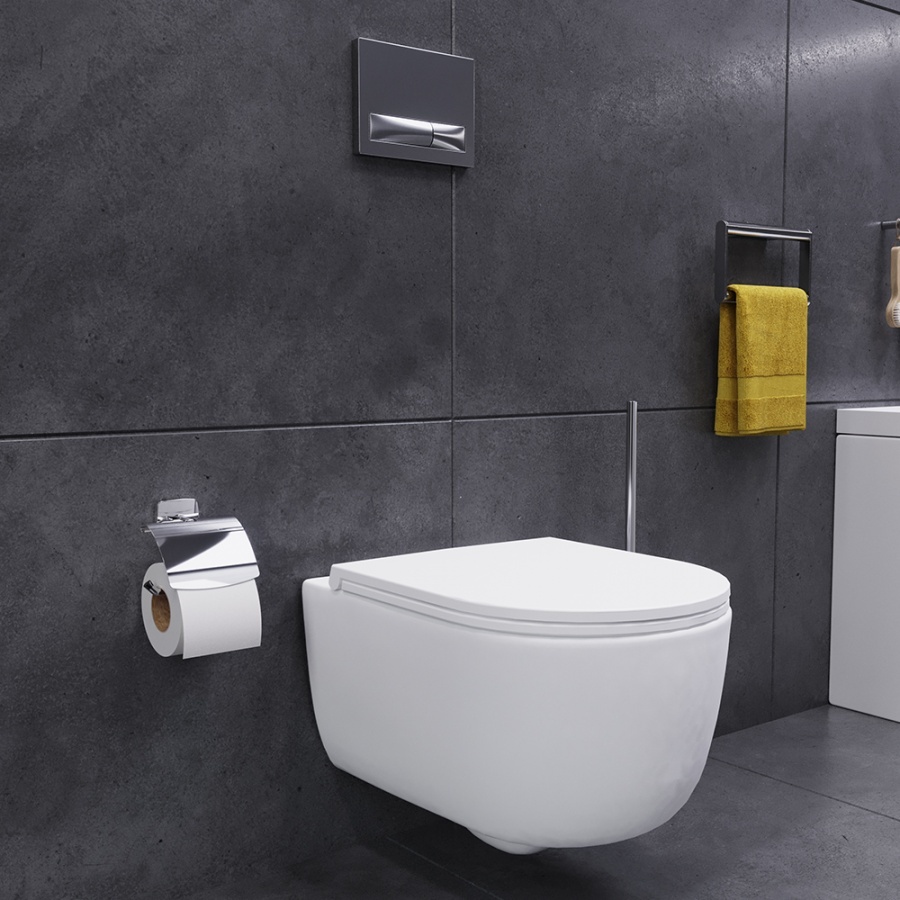 DX86C1700SC Sirius подвесной унитаз безободковый с сиденьем микролифт