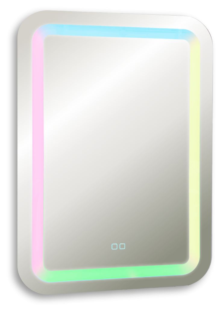 "Malta-RGB" 550х800 (сенсорный выключатель, мульти-цвет) зеркало