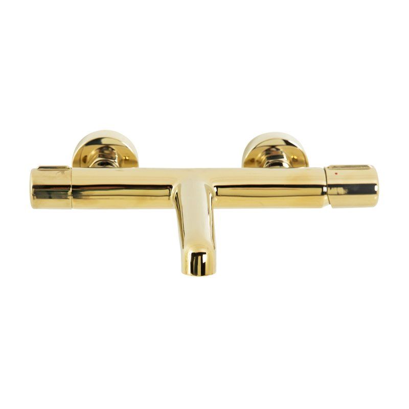 Смеситель для ванны и душа, золото Belbagno UNO-VASM-ORO