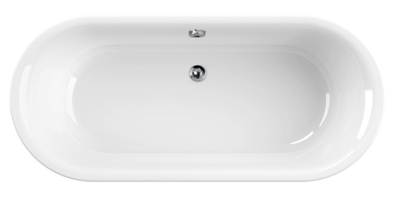 Акриловая ванна CEZARES METAURO-Central-180-80-40-W37, 180x80x40