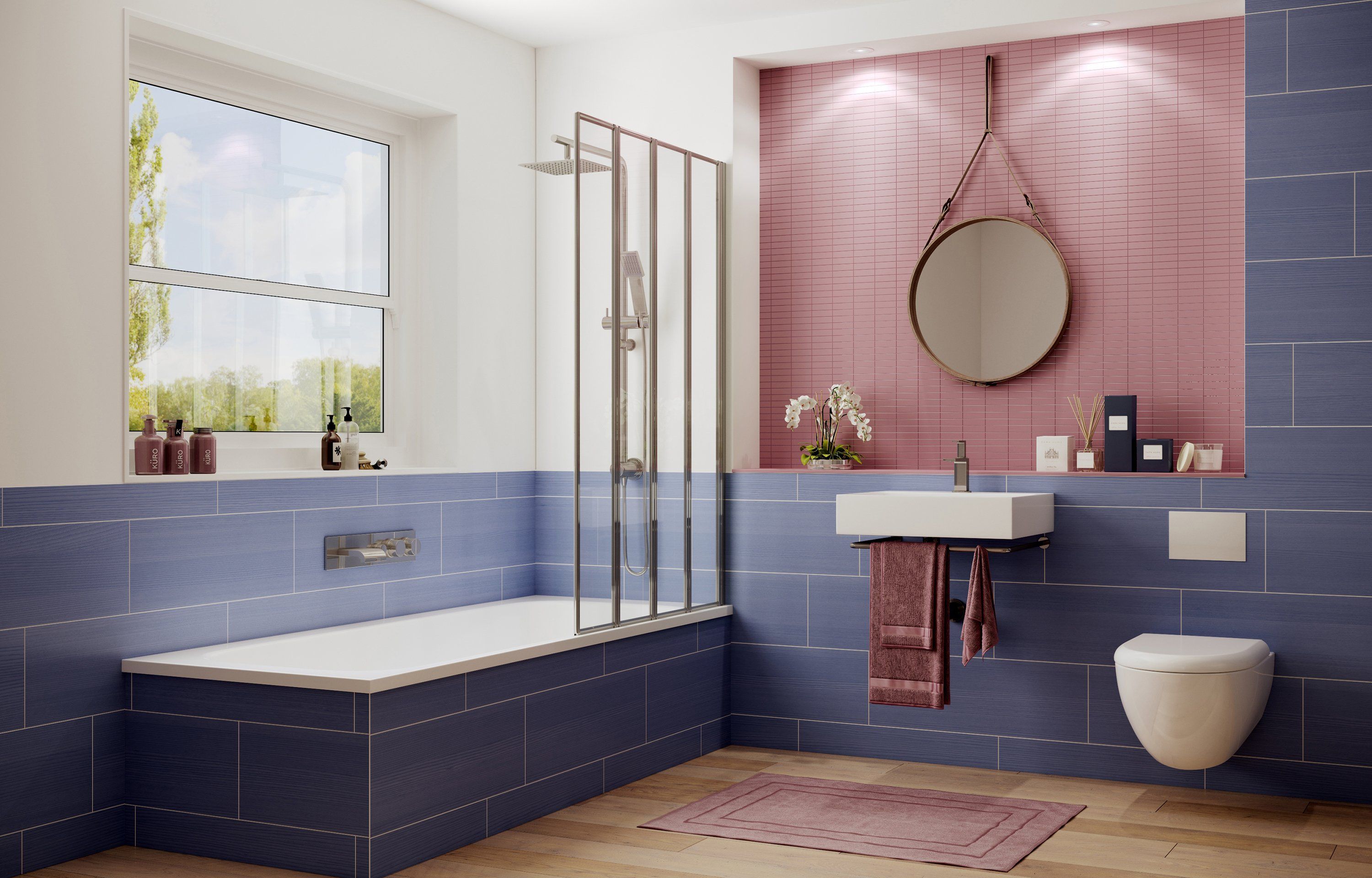 Шторка для ванны Ambassador Bath Screens 16041110R (900x1400), 1 место