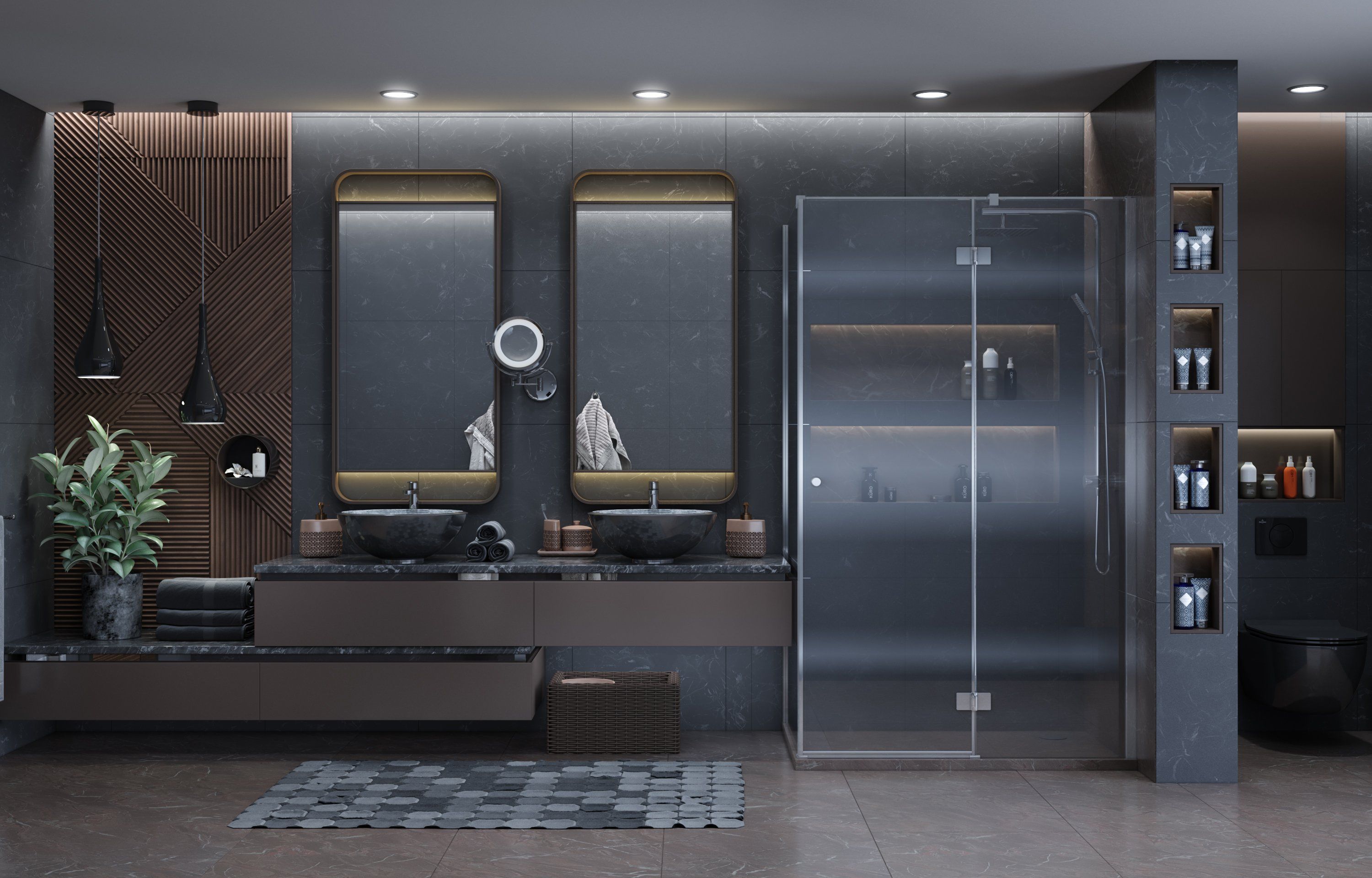 Душ. ограждение Ambassador Diamond 12011104R (1200x800x2000), 1 место