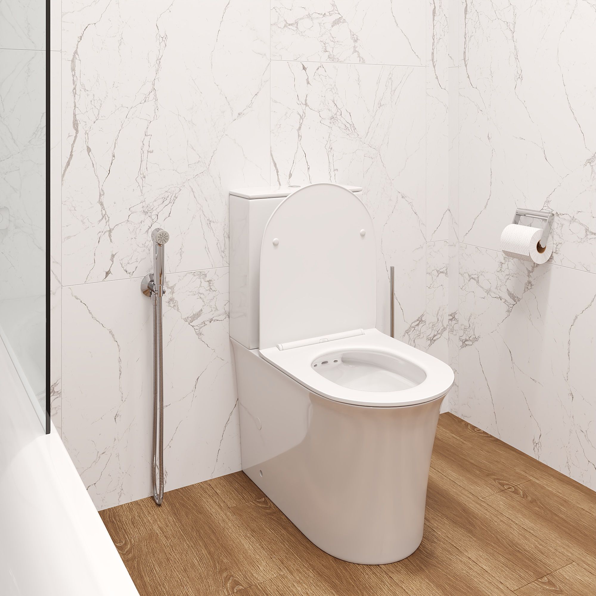 Унитаз-компакт AVISIO напольный безободковый Ceruttispa CT8459