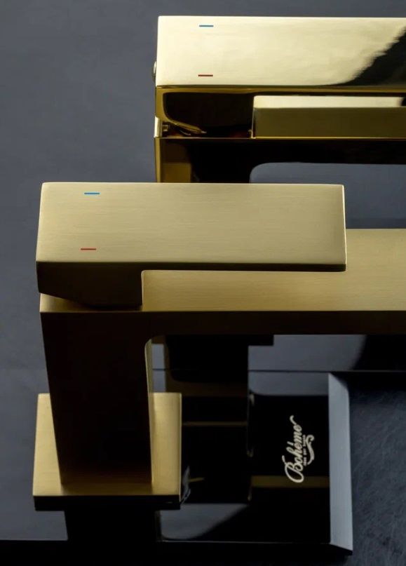 Смеситель для умывальника QUBIC Bronze