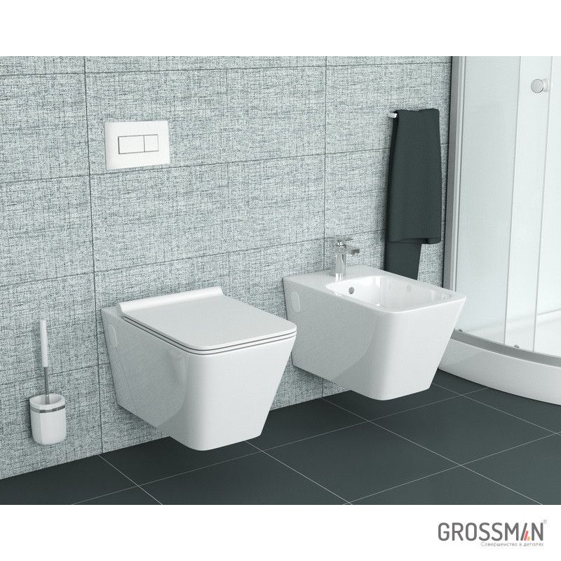 Биде подвесное Grossman GR-B4414 белое