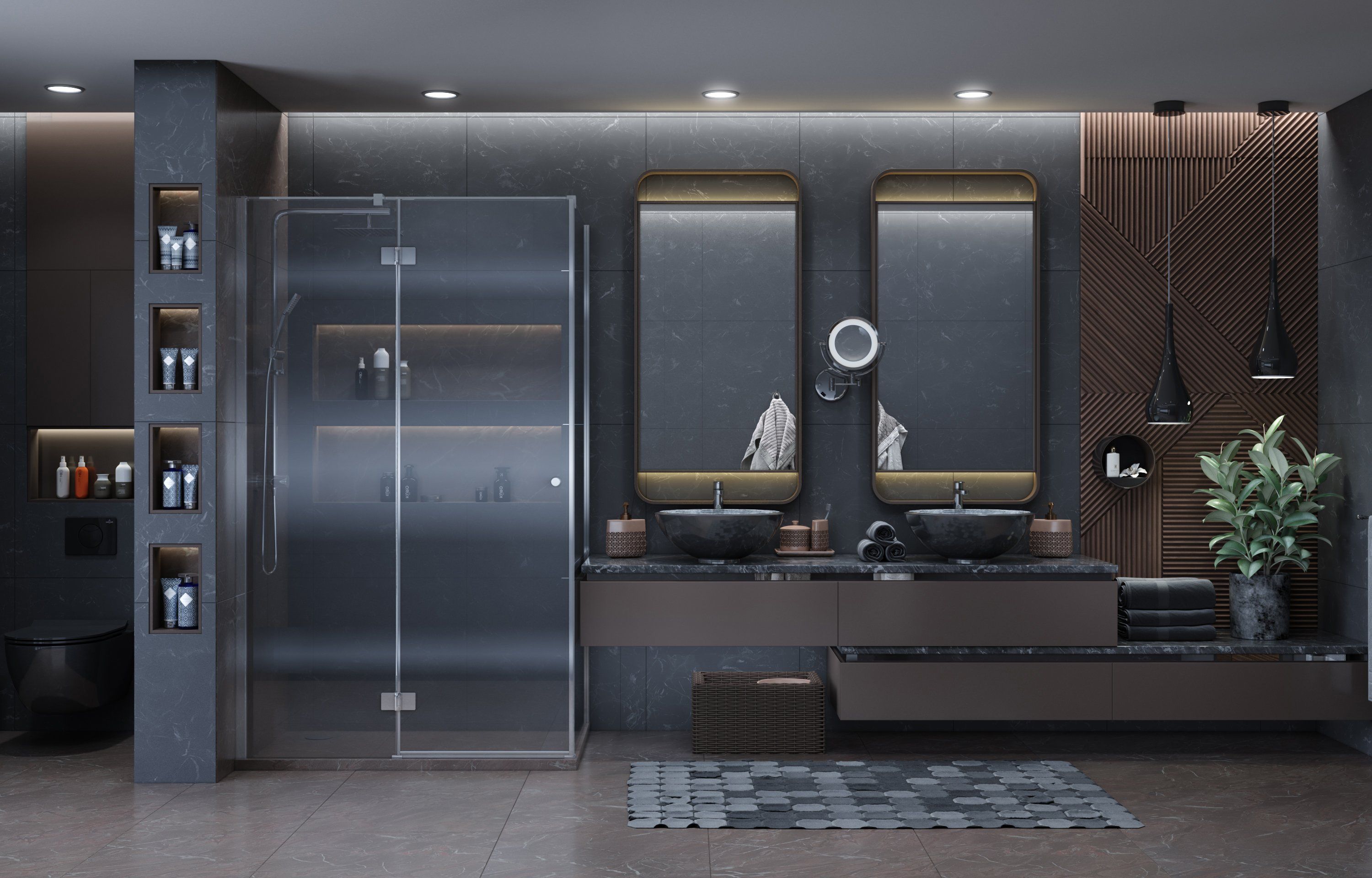 Душ. ограждение Ambassador Diamond 12011104L (1200x800x2000), 1 место