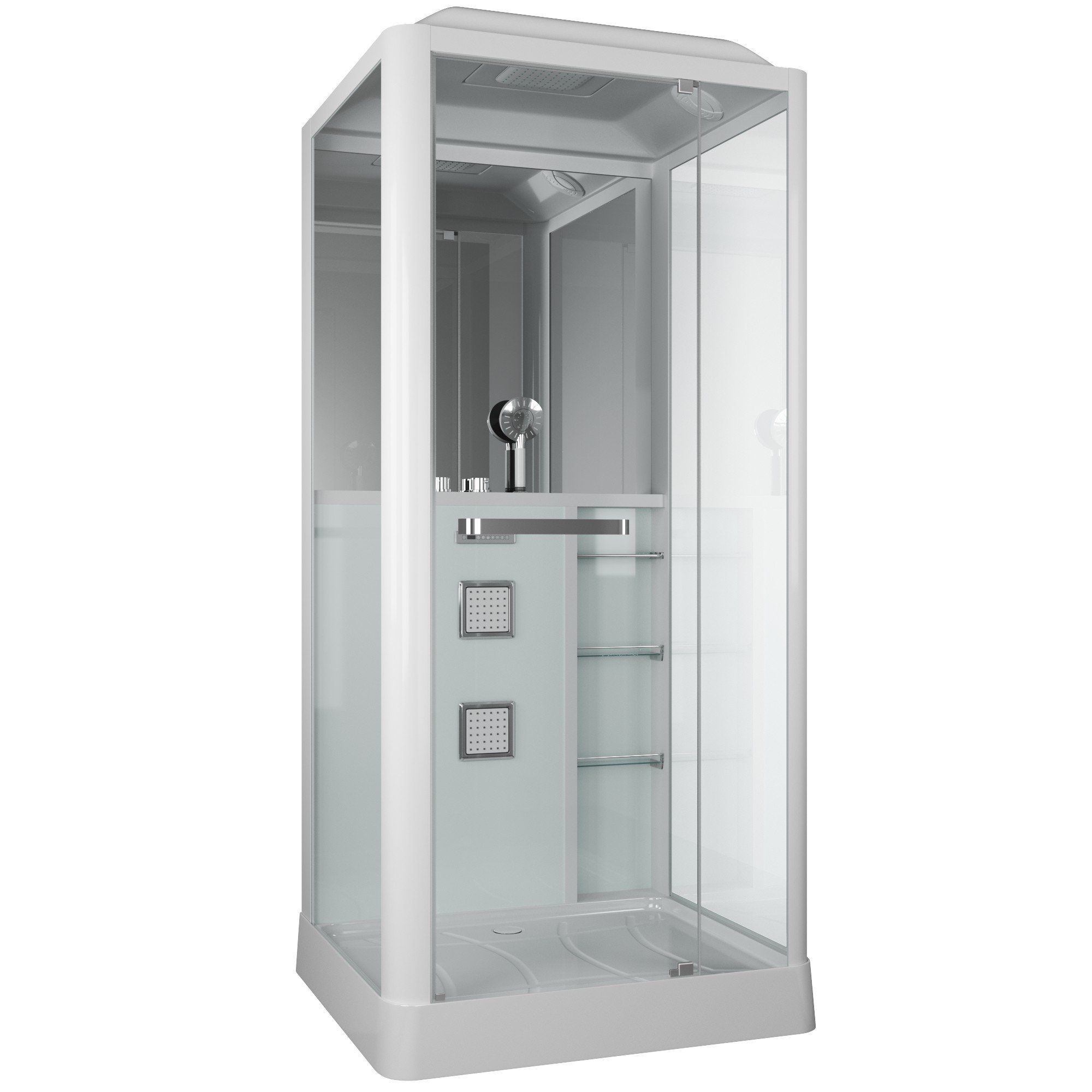 Душ.каб. GR126 (90x100x225) GROSSMAN 3 места