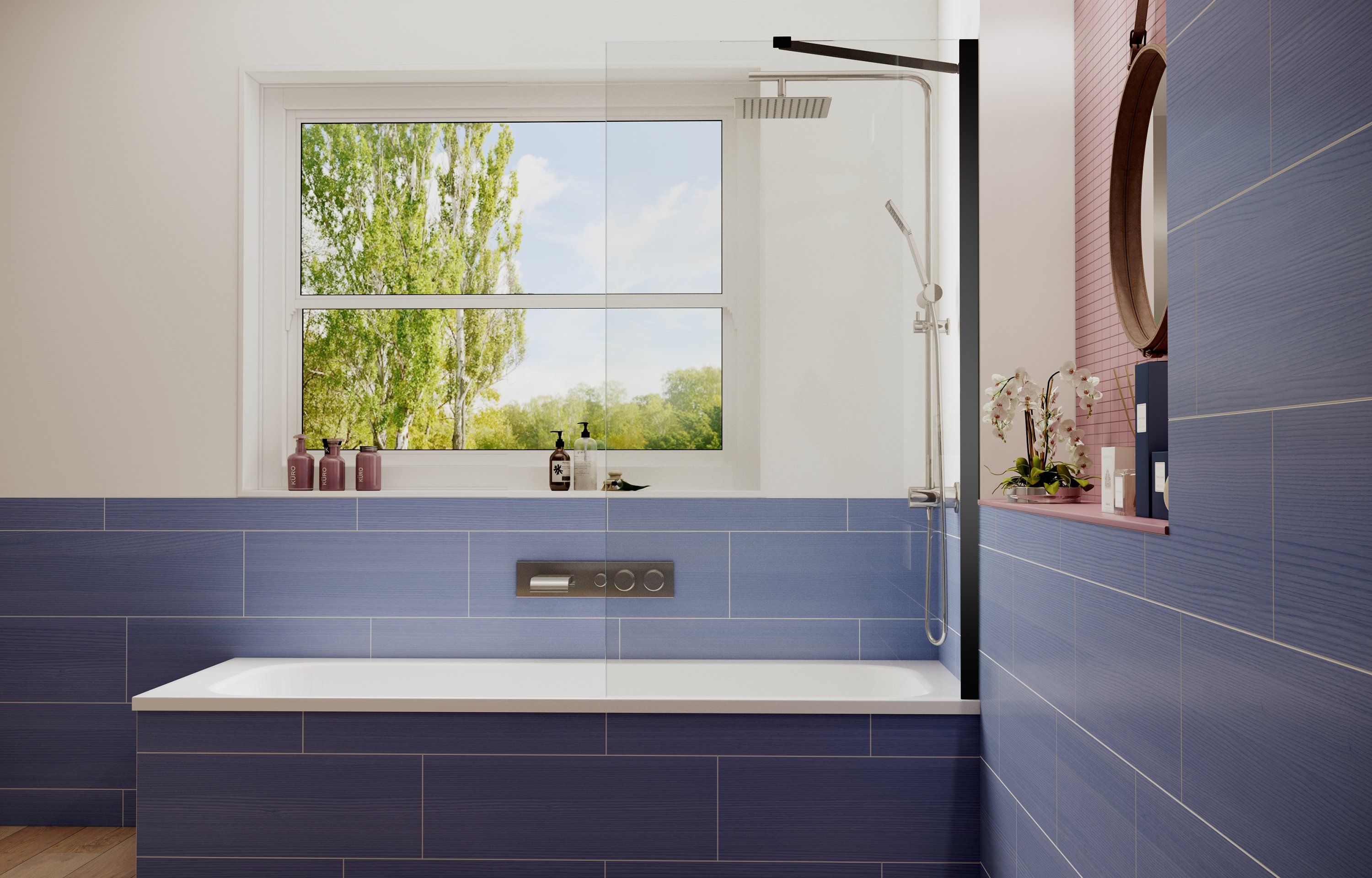 Шторка для ванны Ambassador Bath Screens 16041206 (700x1400), 1 место