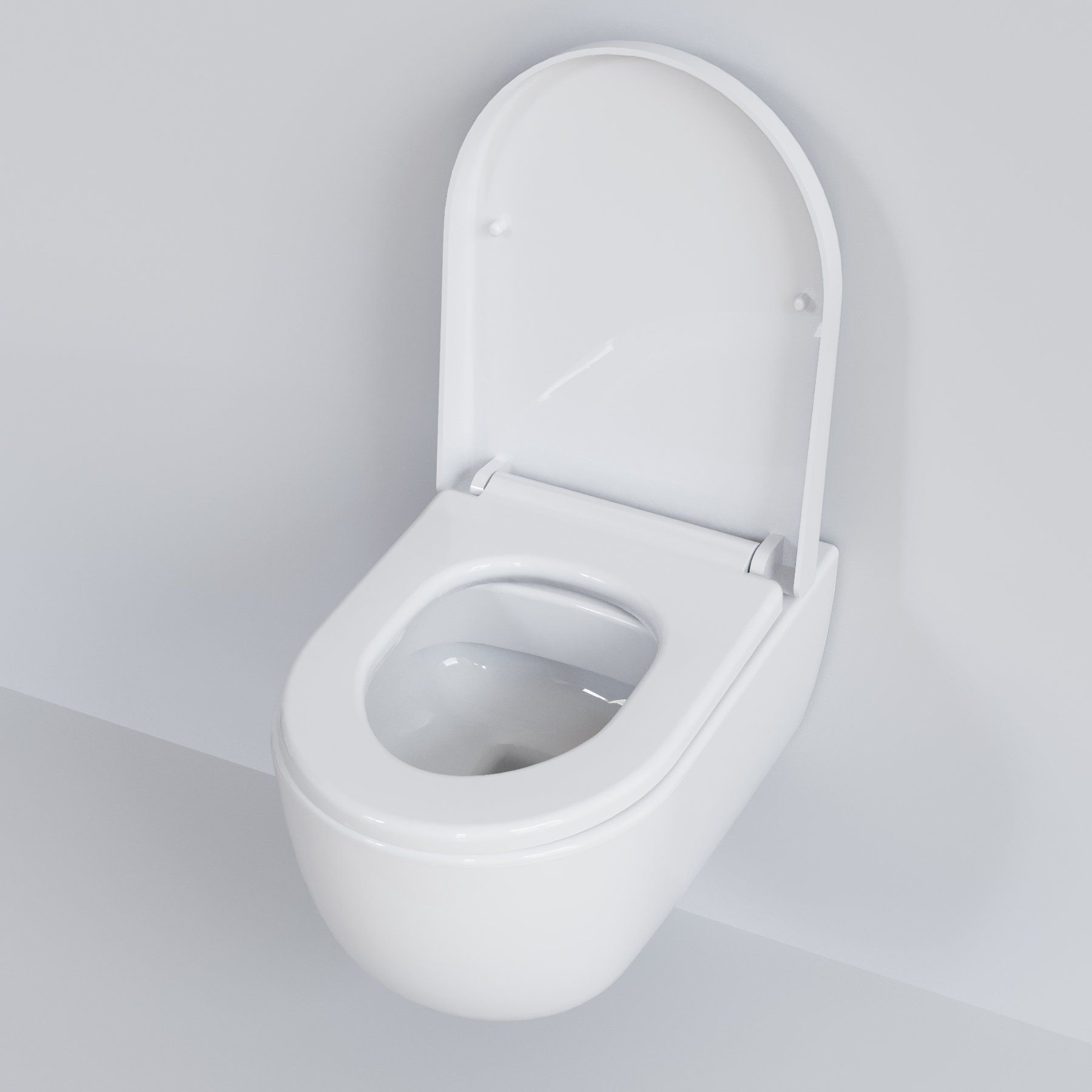 Унитаз Abner 103T20001R (545*360*330) БЕЛЫЙ подвесной БЕЗОБОДКОВЫЙ, 1 место