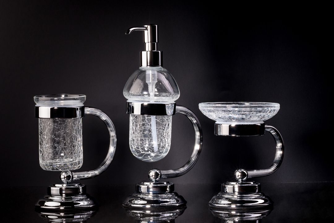 Настольный стакан для зубных щеток MURANO CHROME