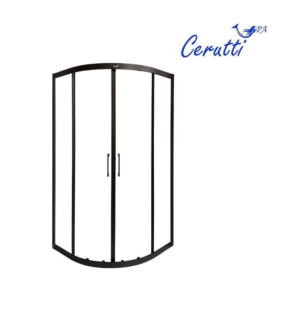 Стеклянное Ограждение VIVA90B душевое Ceruttispa без поддона (90x90x195)