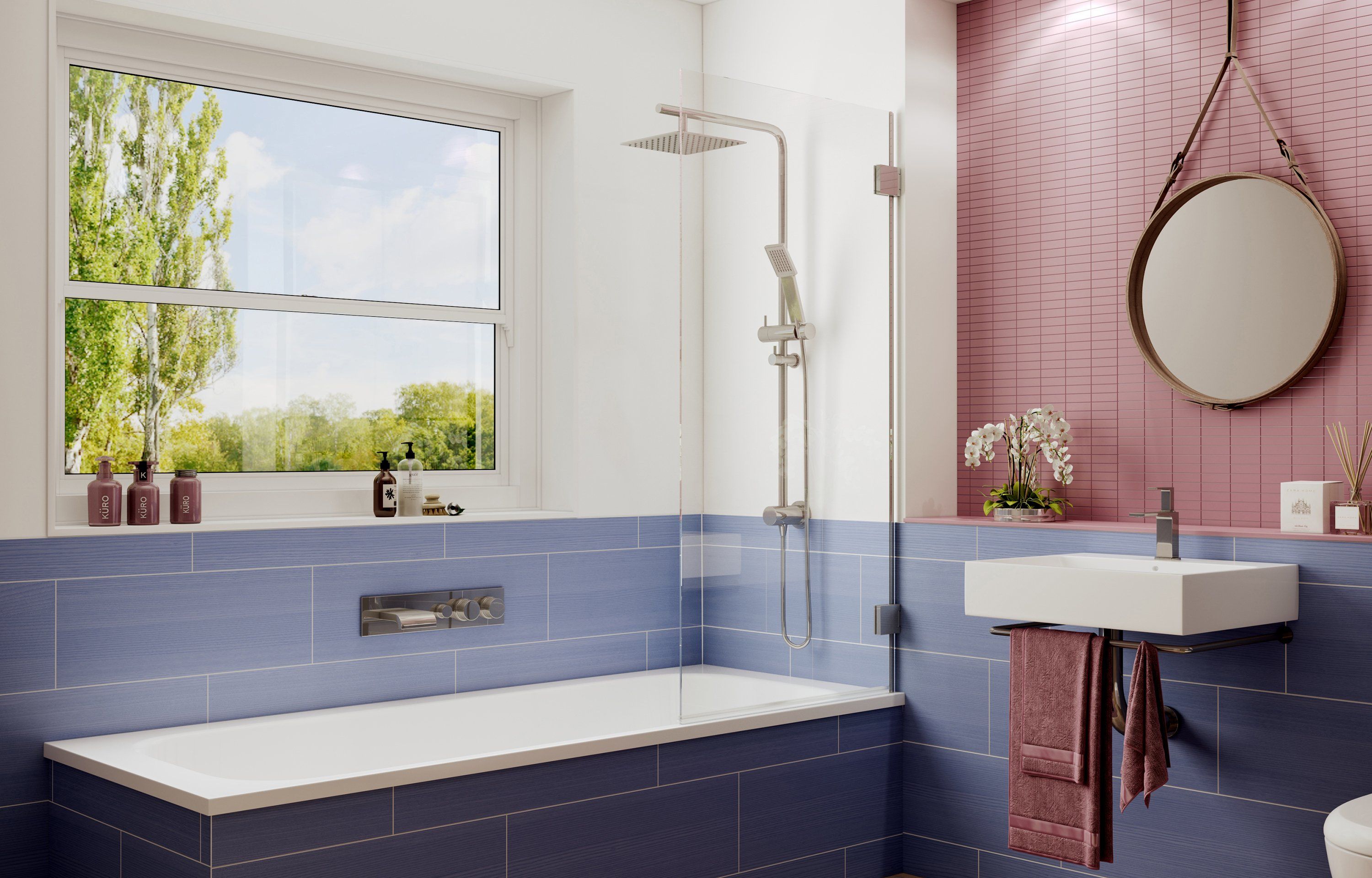Шторка для ванны Ambassador Bath Screens 16041101 (700x1400), 1 место
