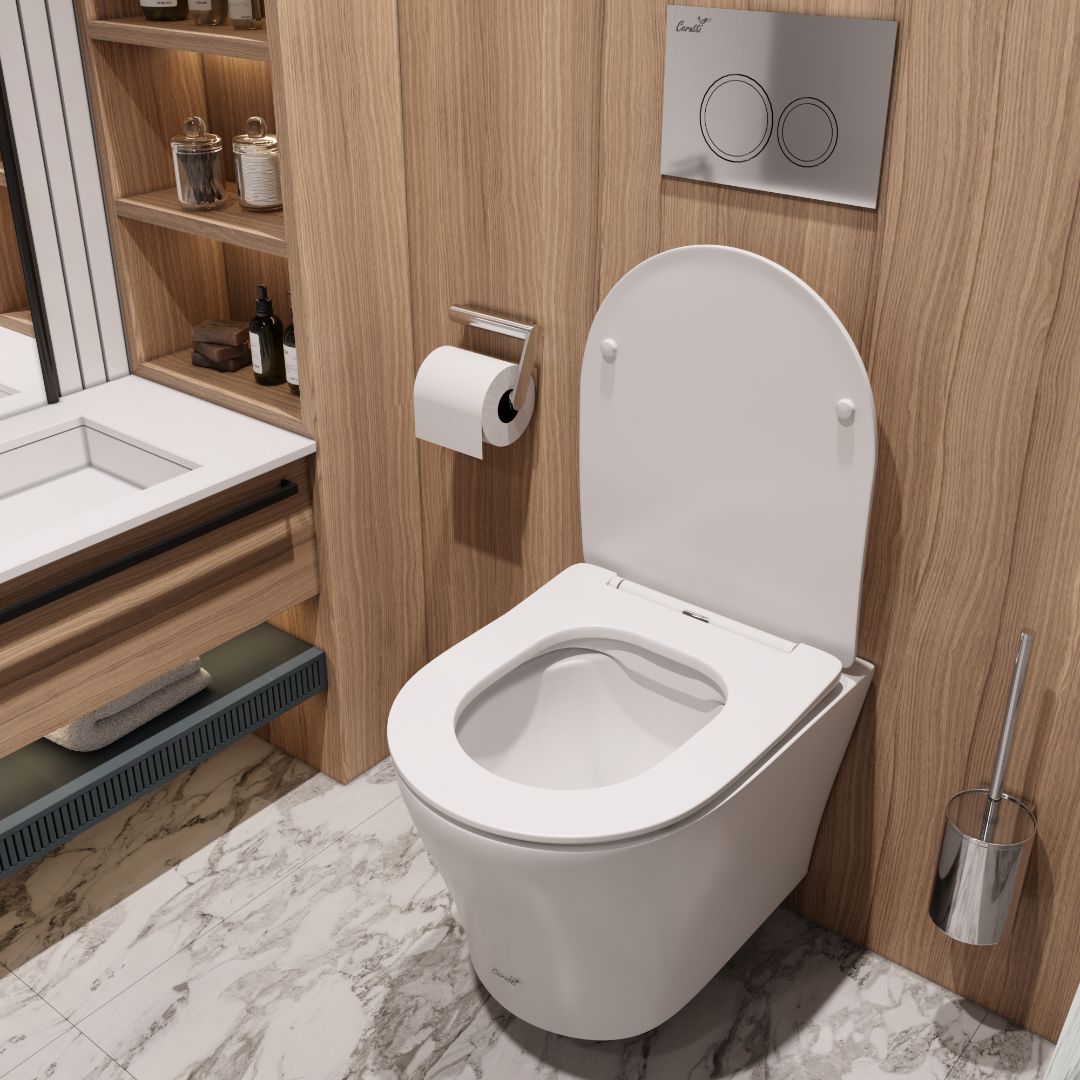 Унитаз ADIGE Aria MW подвесной, матовый белый Ceruttispa CT9245