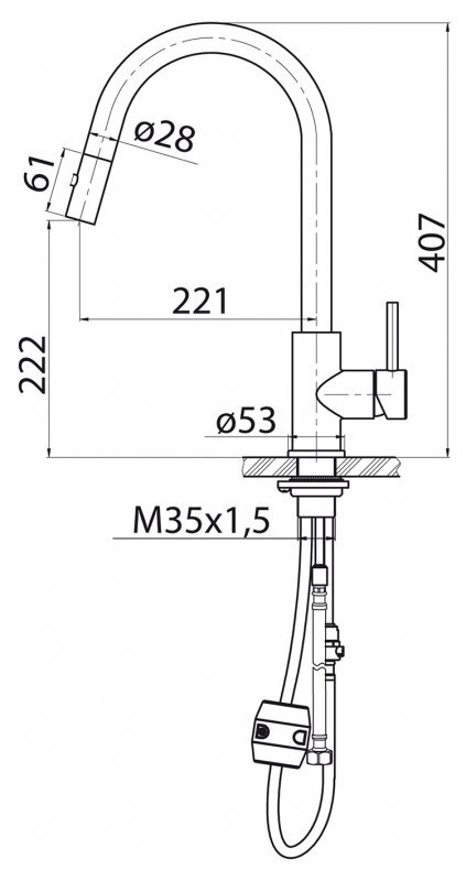 Смеситель для раковины Belbagno ETN-BLVM-2-IN