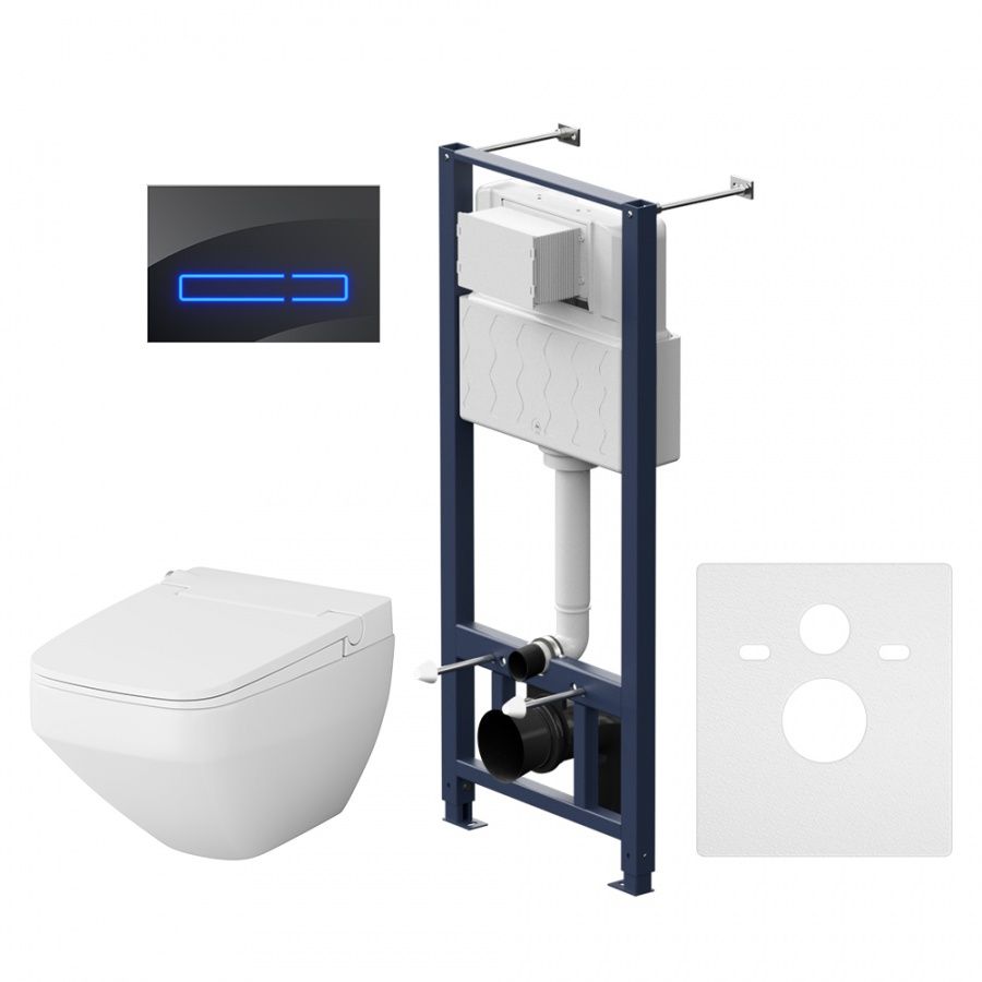 IS450A38.CCC50A Инсталляция с подвесным унитазом Inspire V2.0 FlashClean с эл биде