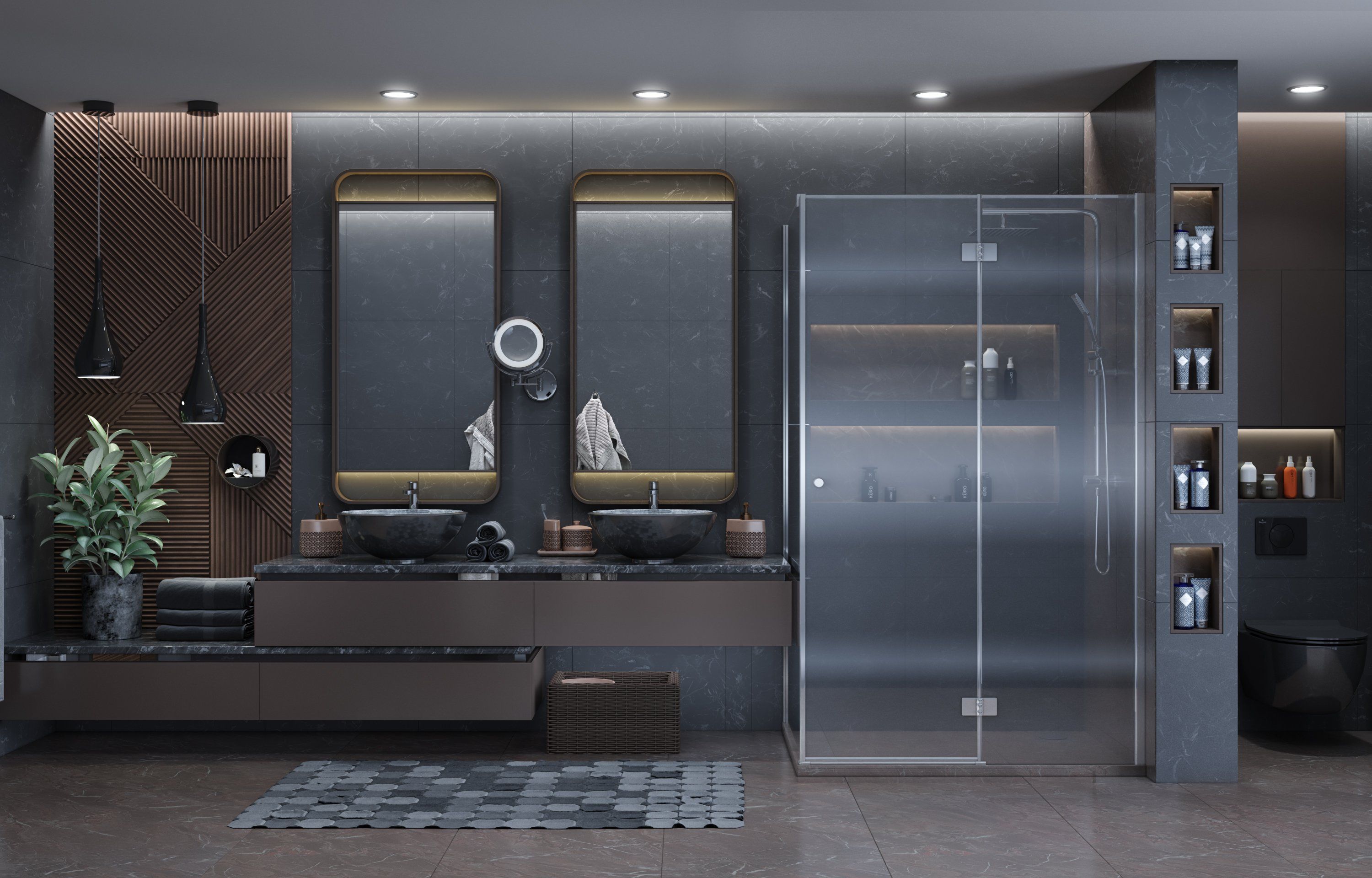 Душ. ограждение Ambassador Diamond 12011107R (1200x800x2000), 1 место