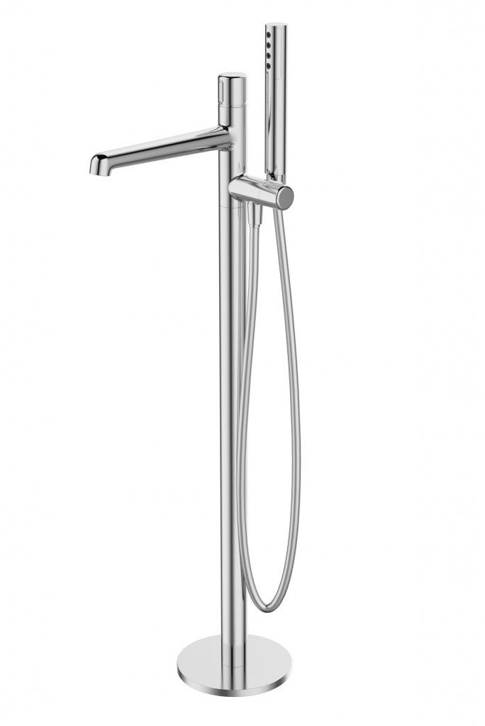 Напольный смеситель для ванны, хром Belbagno UNO-FMT-CRM