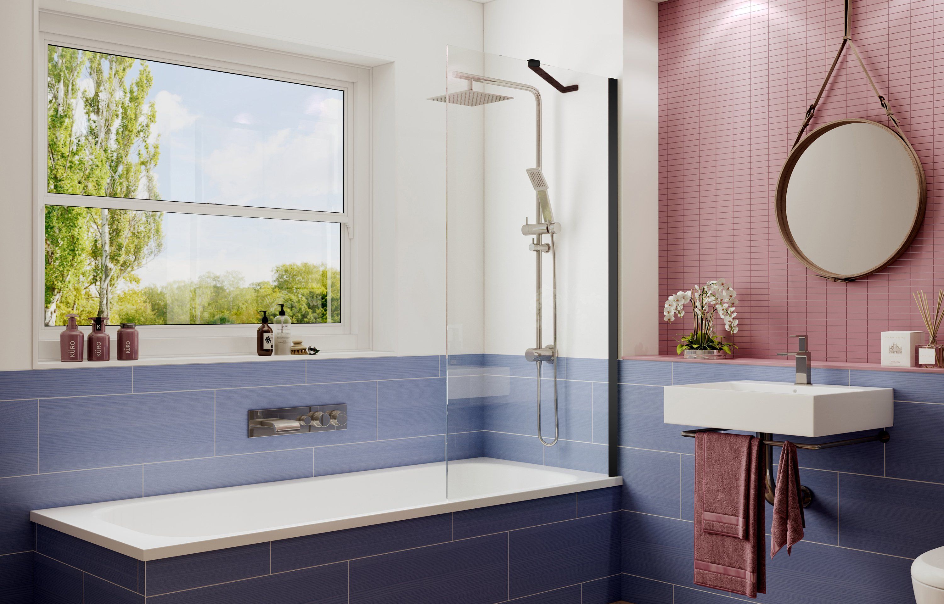 Шторка для ванны Ambassador Bath Screens 16041207 (800x1400), 1 место
