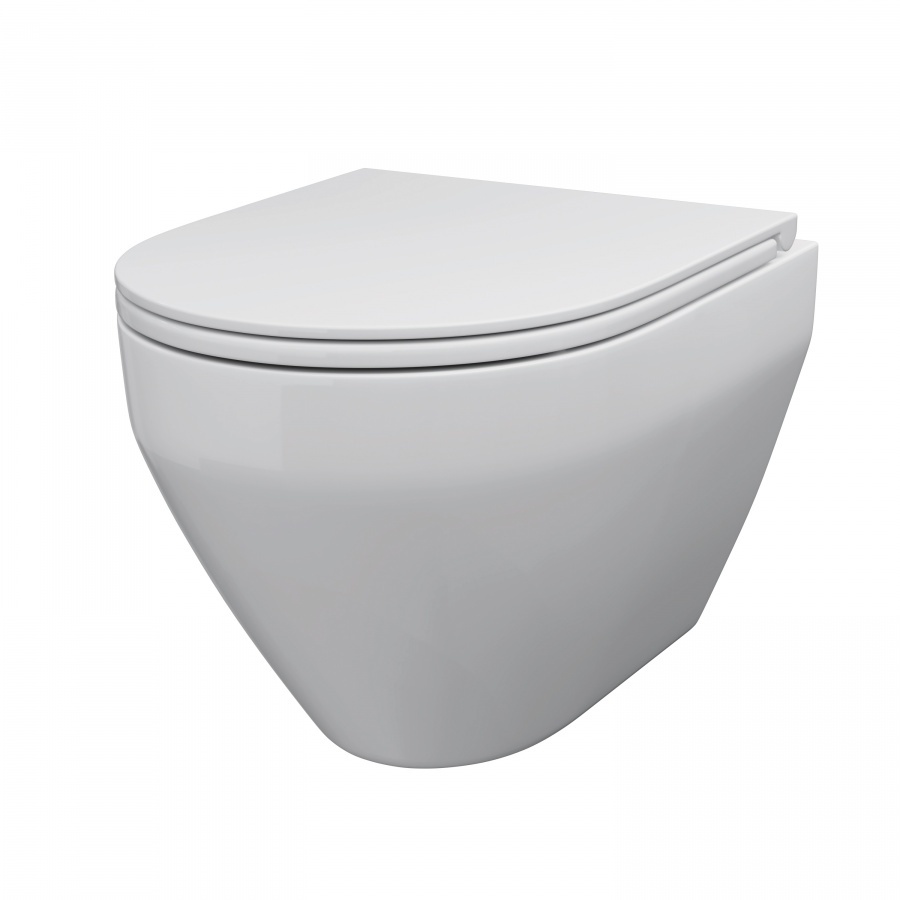 C701700WH Spirit V2.0 подвесной унитаз FlashClean, без сиденья (Сиденье приобретается ОТДЕЛЬНО)