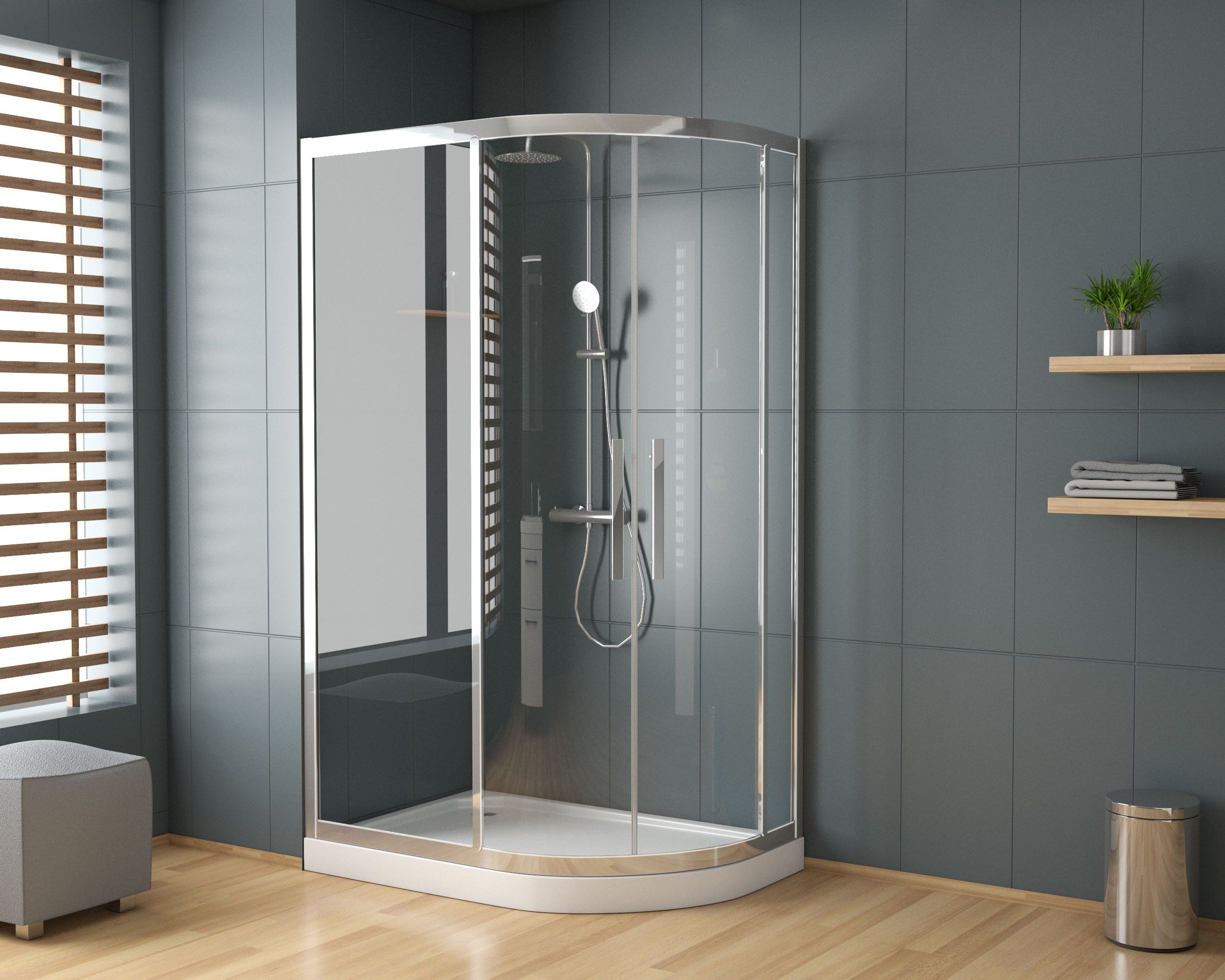 Душ.ограждение PR-120SL (120x80x200) GROSSMAN 1 место