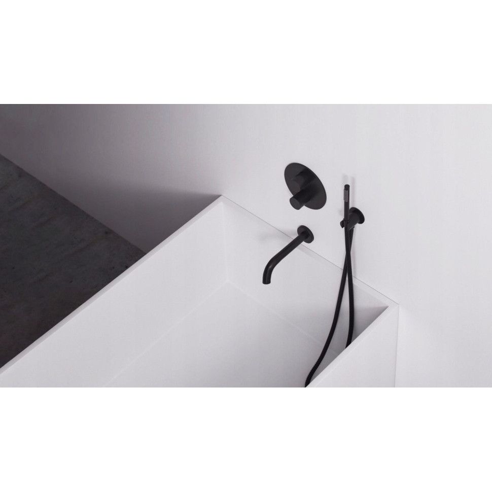 Душевой комплект для ванны REA LUNGO+BOX Black mat
