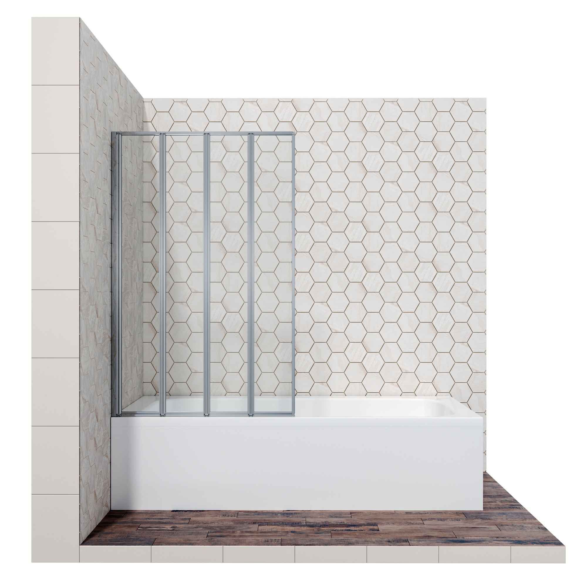 Шторка для ванны Ambassador Bath Screens 16041112 (1200x1400), 1 место