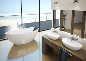 Отдельностоящая ванна: право на существование в современной квартире