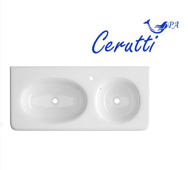 Раковина Double ARNO (1005х460х180) двойная накладная Ceruttispa