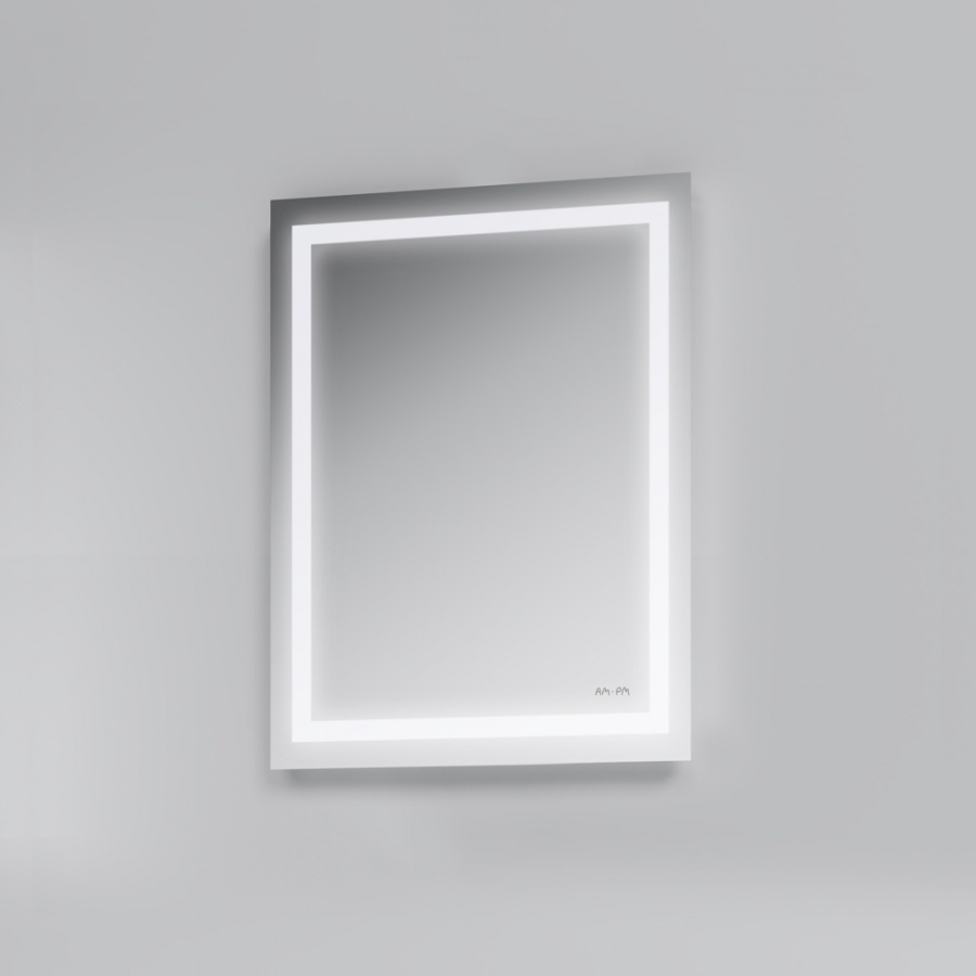M8FMOX0651WGS Зеркало универсальное с контурной LED-подсветкой, ИК- сенсором, квадрат, 65 см