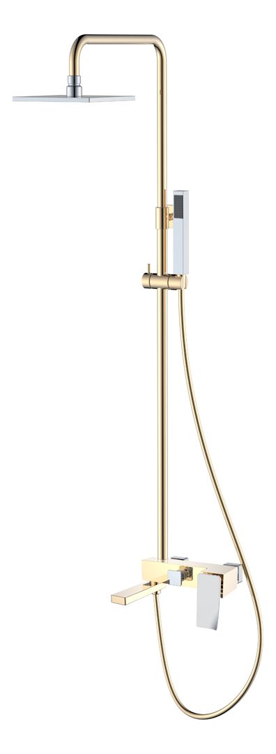 Стойка для душа Q GoldChrome.2_Комплект