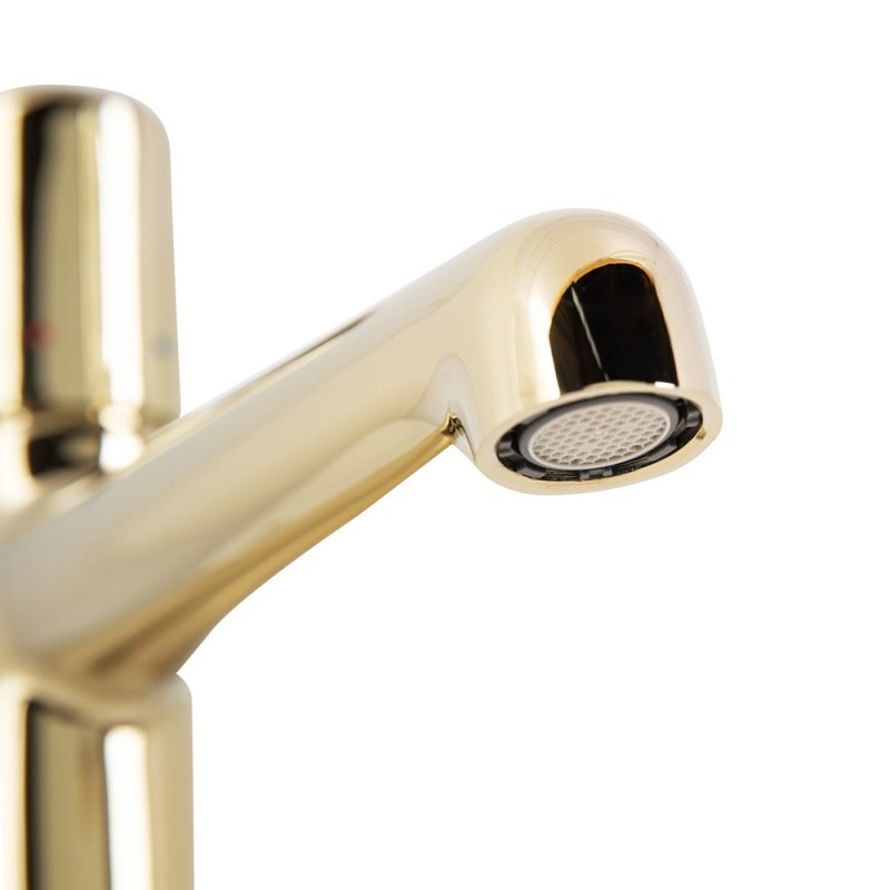 Смеситель для раковины с донным клапаном, золото Belbagno UNO-LVM-ORO