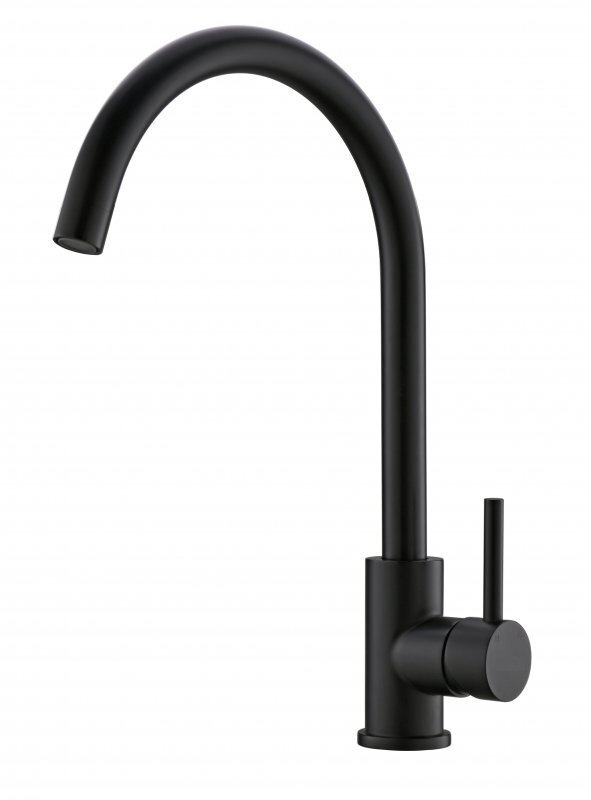 Смеситель для кухни чёрный Belbagno BB-LAM03-2-IN-NERO