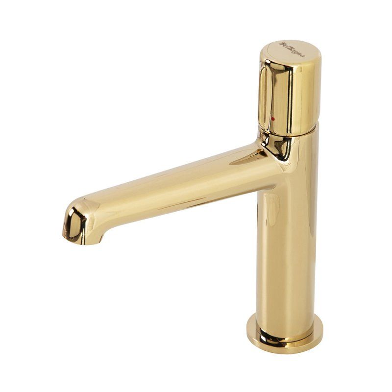 Смеситель для раковины с донным клапаном, золото Belbagno UNO-LVM-ORO