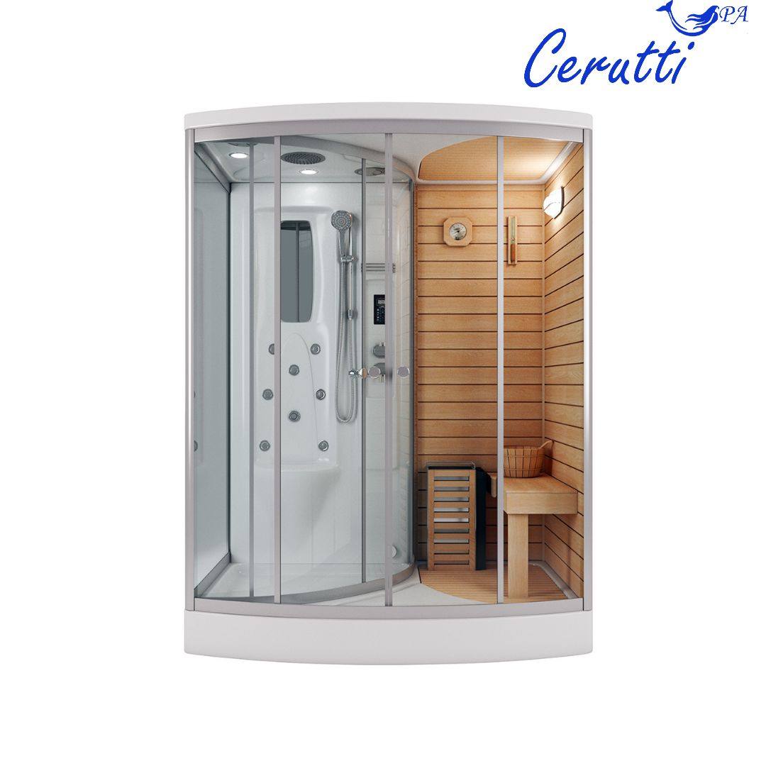 Сауна LESINA-R комбинированная 2в1 Ceruttispa 1650x1100x2150 мм